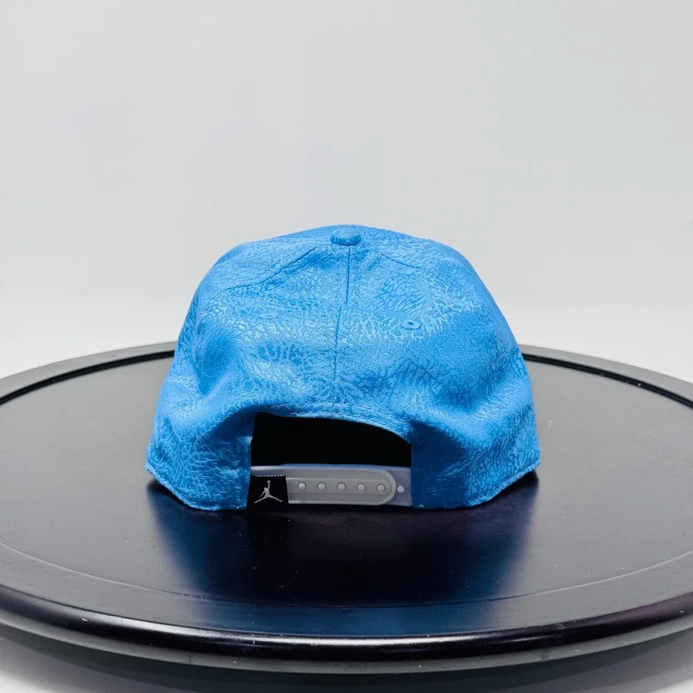 Jordan Hat Youth OS Blue White Jumpman Elephant Print Snapback Cap
